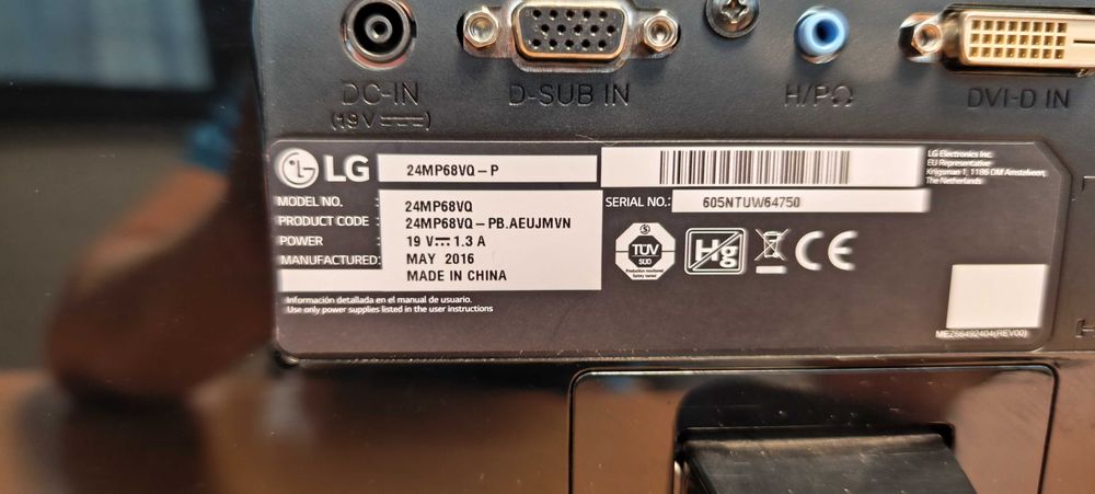 монитор LG 24MP68VQ-P