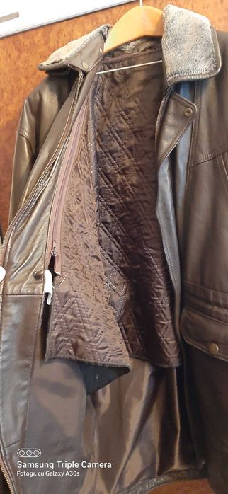 Haina de piele marime xxxl pentru oameni cu valoare..250 roni.negociab
