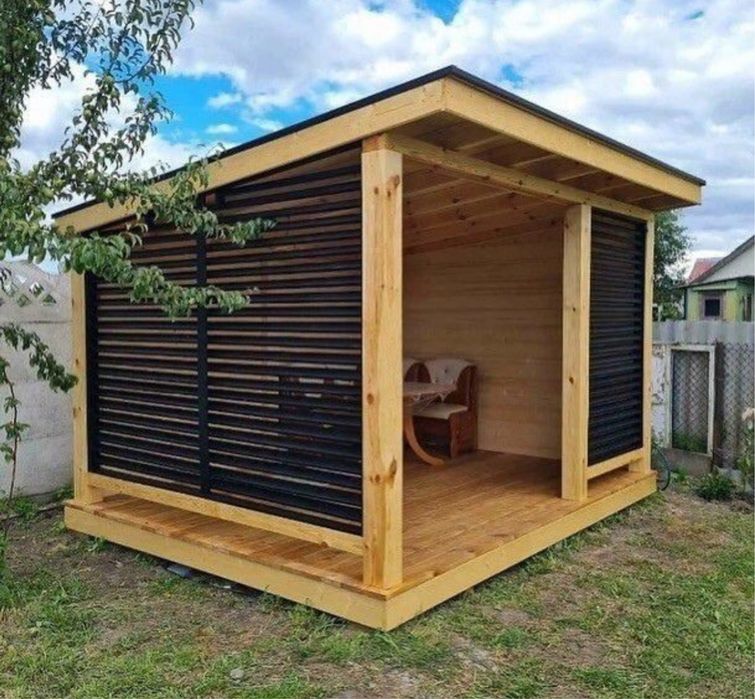 Terase si foisoare din lemn tratat si uscat