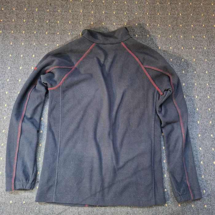 Jacheta fleece Columbia baieti copii L, bleumarin cu rosu