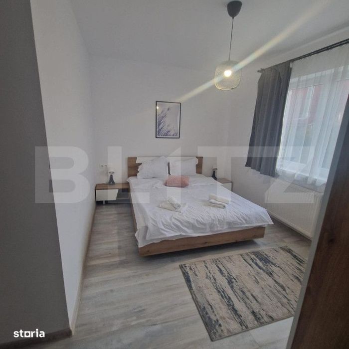 Apartament nou  cu 3 camere, 2 bai -76 mp, decomandat, cu balcon -Trac