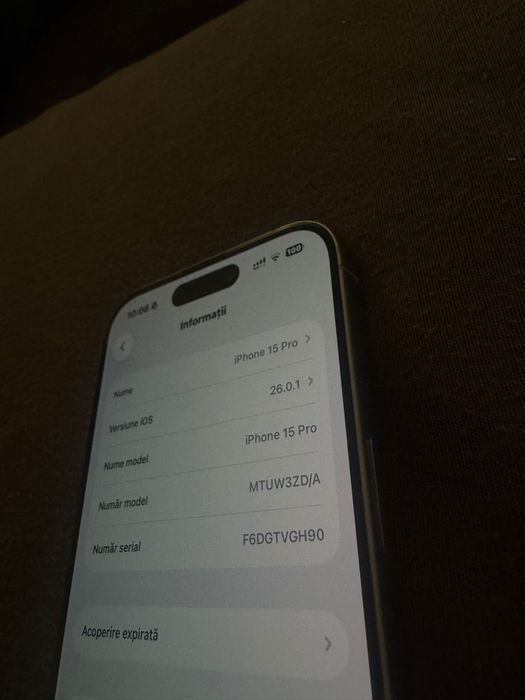 iPhone 15 Pro Titanium White 128GB 90% Battery Health