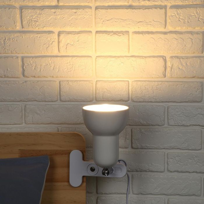 Lampa portabila E27 cu clema pt camera, acvariu, soparle etc. Noua!