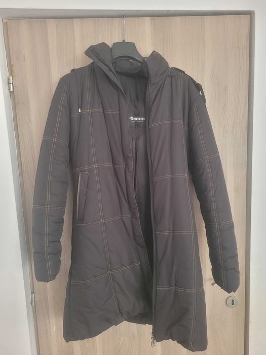 Geaca lunga cu gluga-iarna