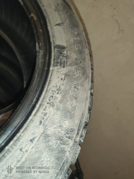 Продам шины марки Нокия Нордман 215*55/17