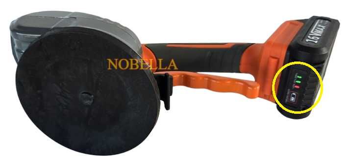 Вибратор за плочки с дисплей и батерия 16 V/Li-Ion -2000 mAh