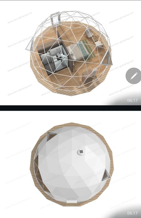 Dom Geodezic Nou, diametru 7 m