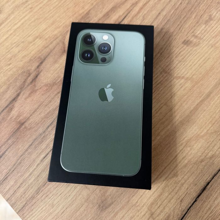 iPhone 13 Pro 128 GB Alpine Green – stare excelentă, cutie originală