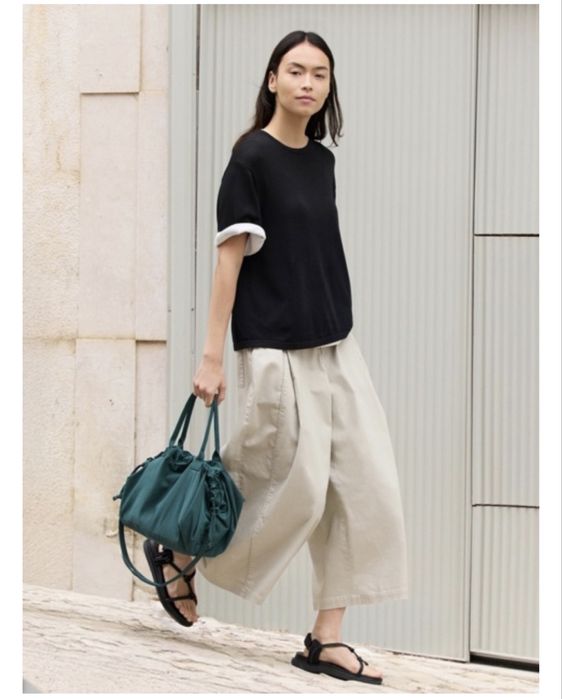 Сумка Uniqlo зеленый оригинал