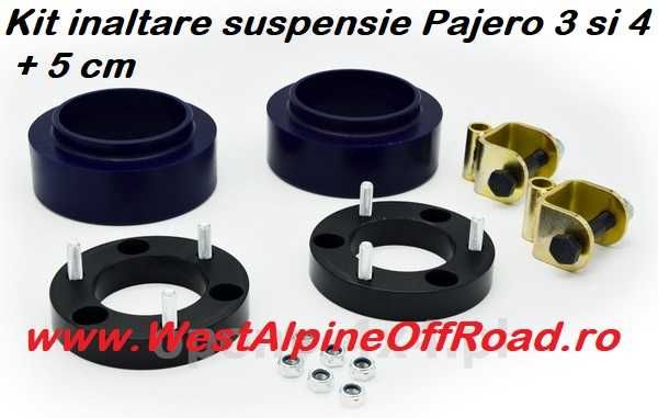 Kit inaltare suspensie Mitsubishi Pajero 3 sau 4 - Inaltare + 5 cm