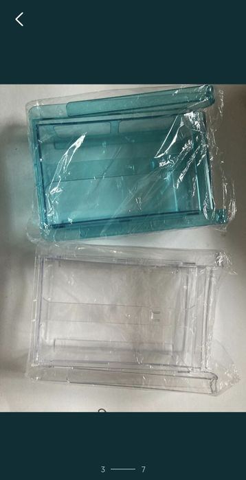 Set 2 sertare/organizatoare pentru frigider