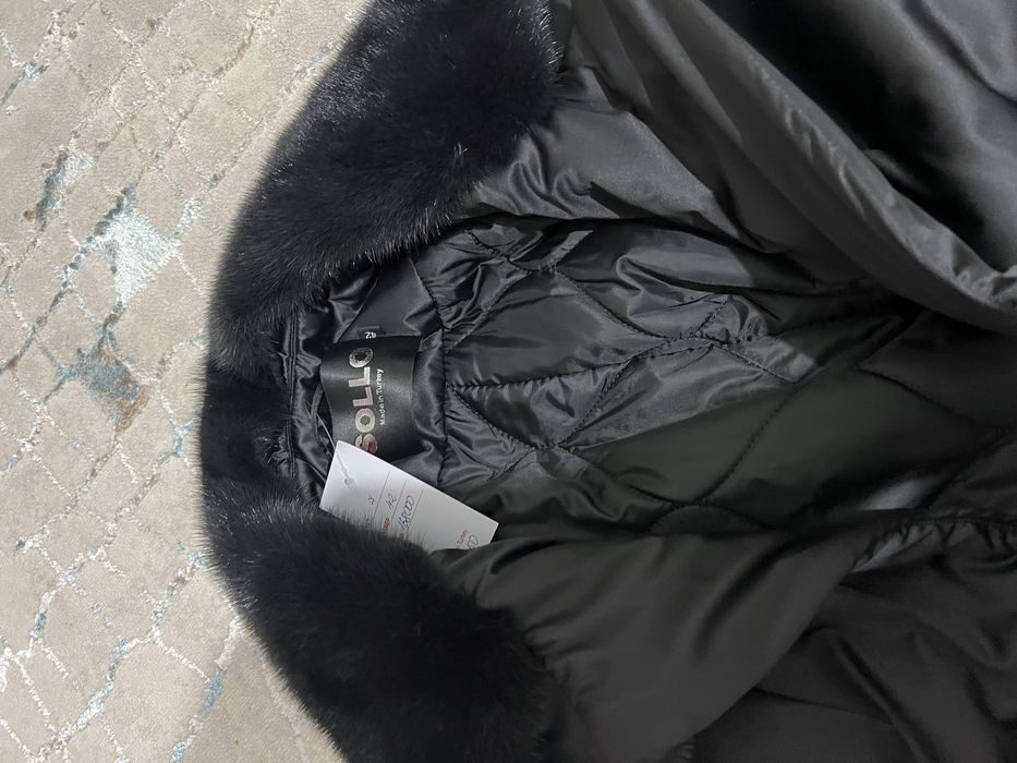 Куртка воротник норка