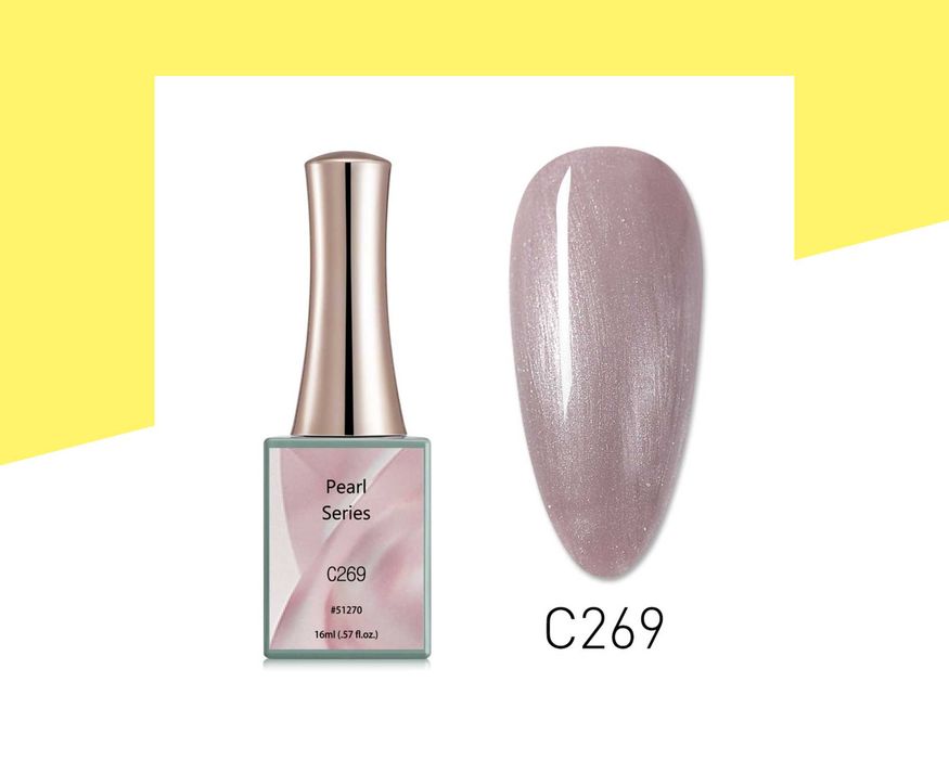 Професионален перлен UV/LED гел лак серия "Pearl" CANNI - 16 мл.
