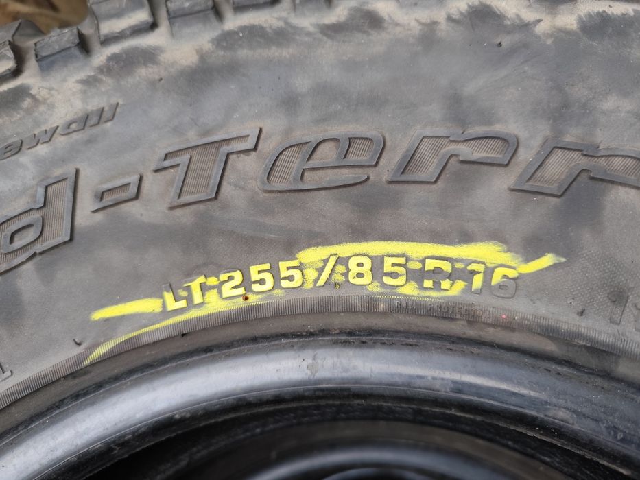 4 anvelope  off rood  255-85-16 Bfgoodrich