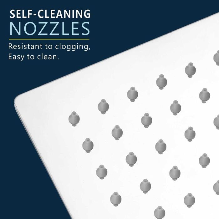 НОВА! Душ глава тип дъжд с ръчна душ слушалка, с удължително рамо, 15с