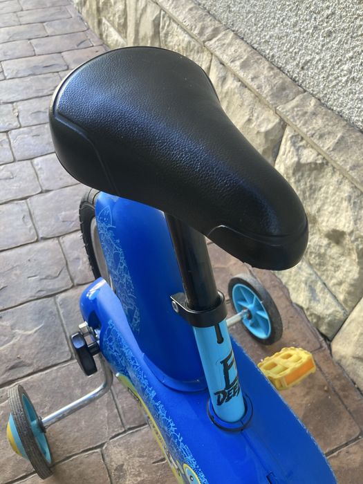 Bicicleta cu roti ajutatoare, copii 4-5 ani + CADOU trotineta
