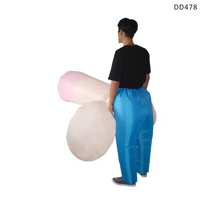 Надуваем весел парти костюм Голям П възрастни смешен забавен хелуин