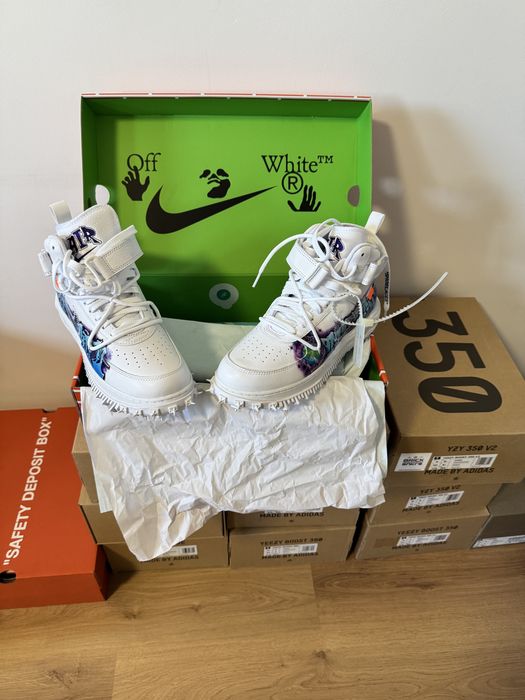 Nike Air Force 1 Mid Off-White Graffiti Nr. 41