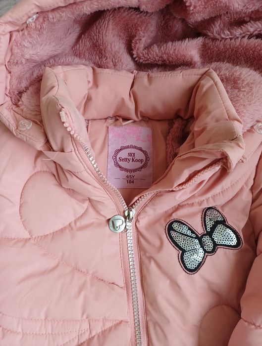 Зимен гащеризон и яке за момиче (98-104)