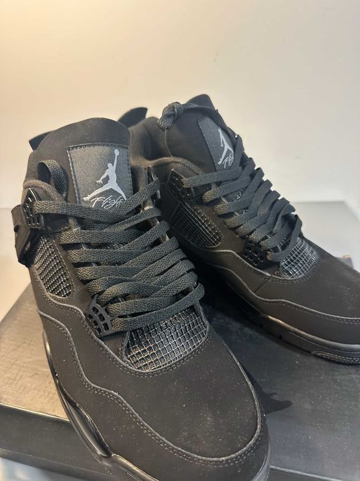 Nike Air Jordan 4 Retro Black Cat, marimea 45
