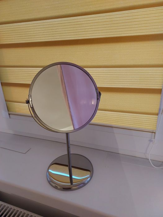 Oglinda cosmetica, 2 fete vizualizare, ikea, inox