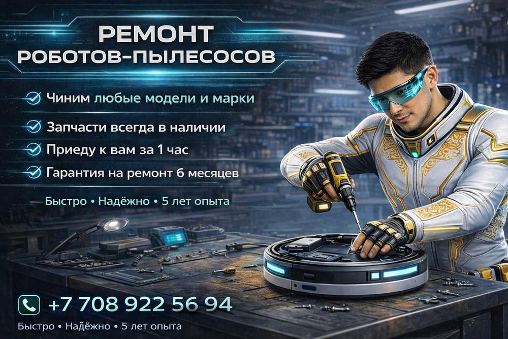 Ремонт роботов пылесосов