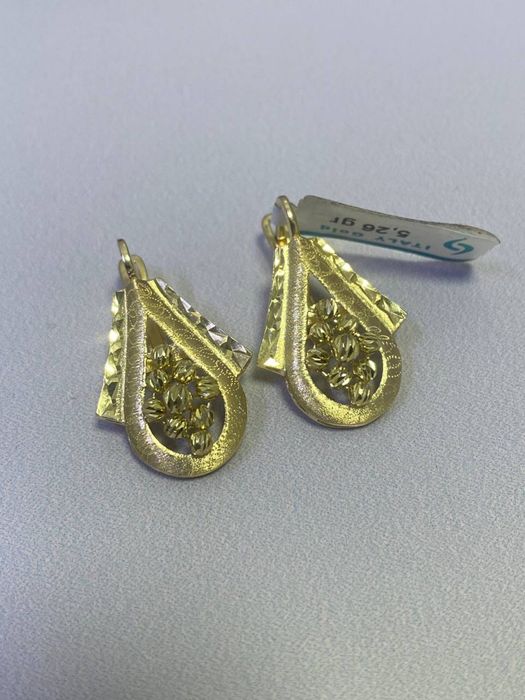 Серьги из желтого золота / СТ30783