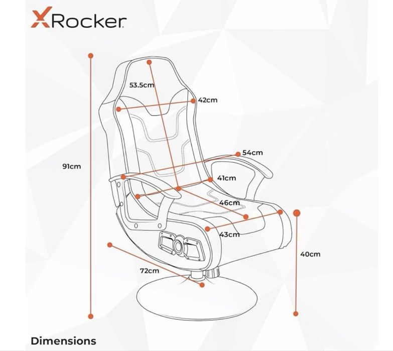 Scaun Gaming X Rocker Stare Aproape Noua Cu Boxa
