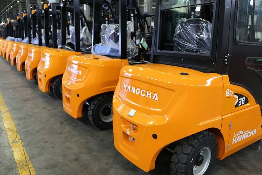 Электрический вилочный погрузчик (Кара, Kara, Auto kara) Hangcha 3.5т.