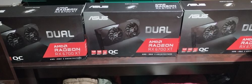 asus rx6700xt- 2 броя