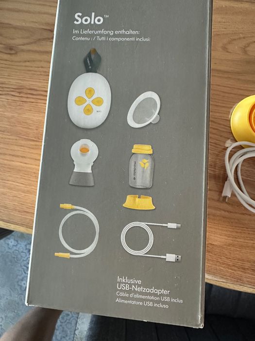 Електрическа двуфазна помпа за кърма SOLO -MEDELA