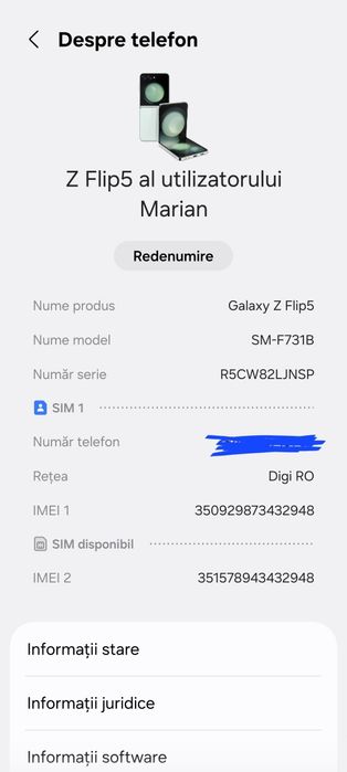 Samsung z flip 5 OFERTĂ