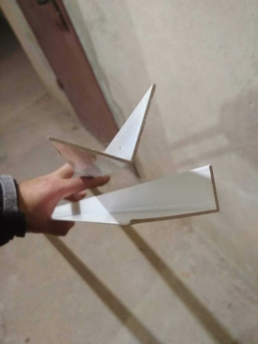 Ъглов профил 30х30мм 200см и 40х20мм 200см алуминиев бял