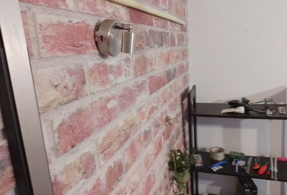 Lampadar podea  + 2 aplice perete de metal