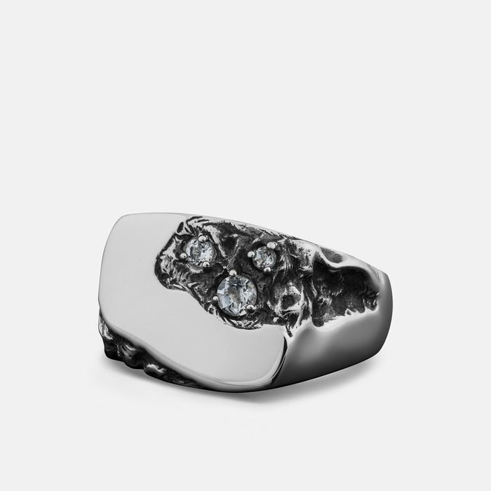 Inel argint plus 3 pietre topaz