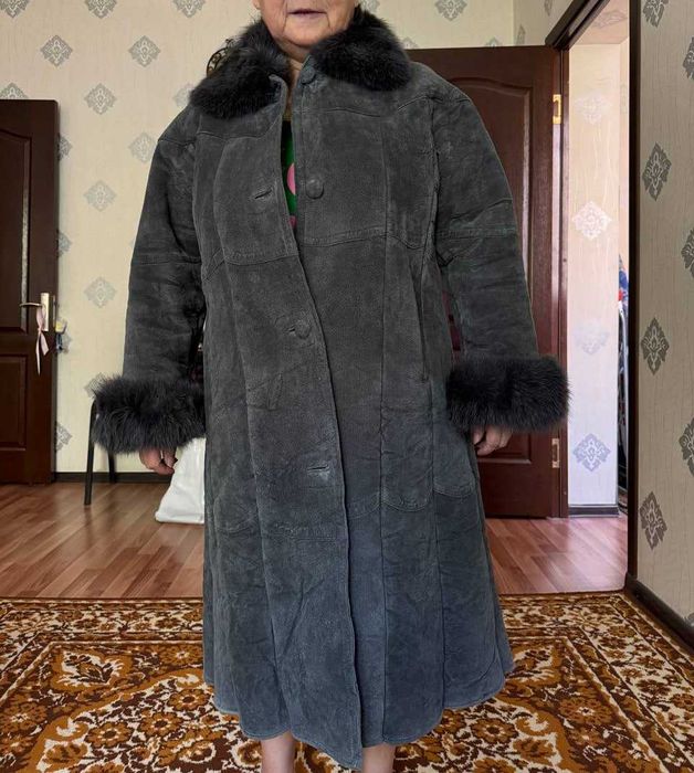 Пальто теплое б/у