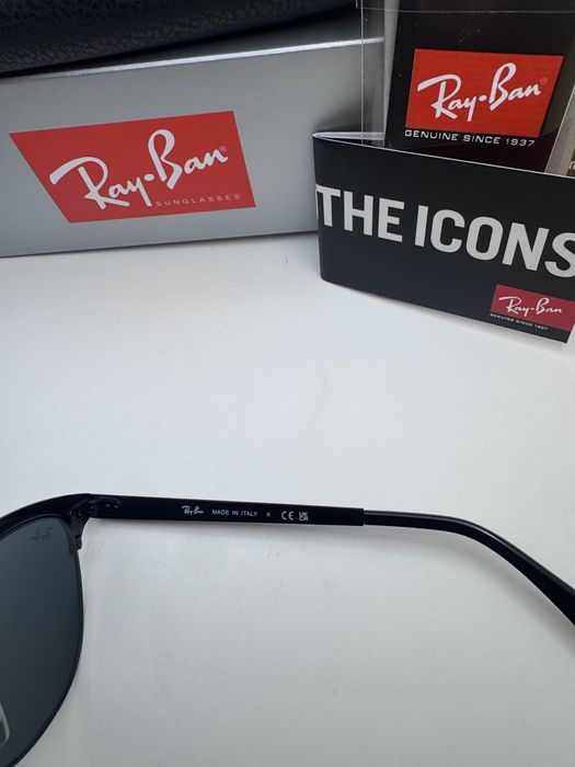 Ochelari de soare RAY BAN 3716 Clubmaster Metalici Noi