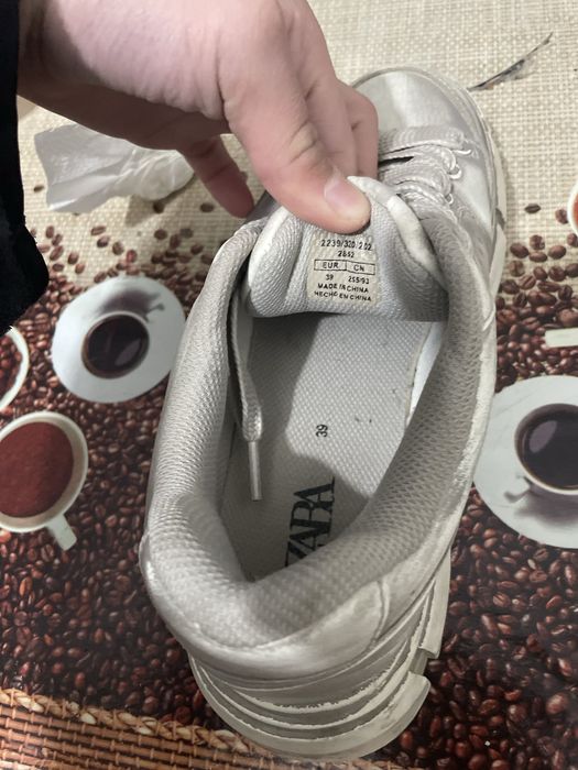 Sneakers Zara cu platformă, mărimea 39, model original schimb cu ceas