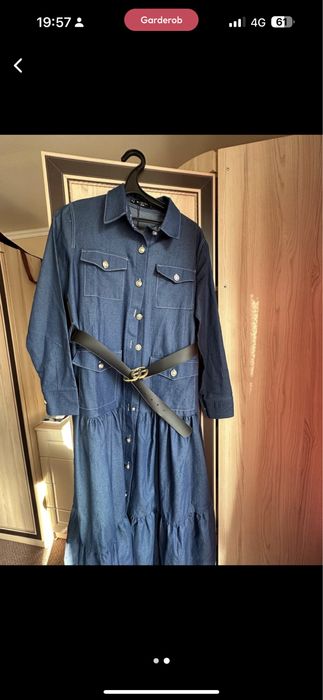 Джинсовое платье