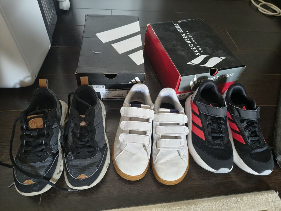 Lot de încălțăminte Adidas și Skechers Nr 32+33
