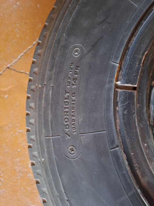 7.50R16LT BRIDGESTONE шина диска автобус афтобус исузи с камерой
