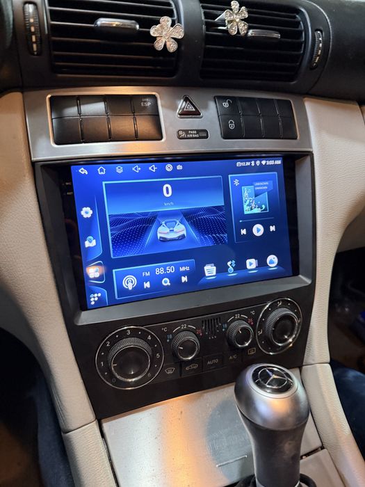 Navigatie Android  Dedicata Mercedes W203 C-Class CARPLAY + Camera