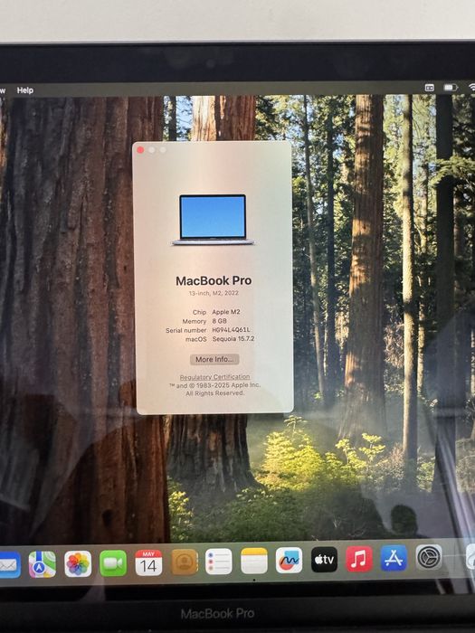 MacBook Pro 13 M2 2022 - 33 cicluri