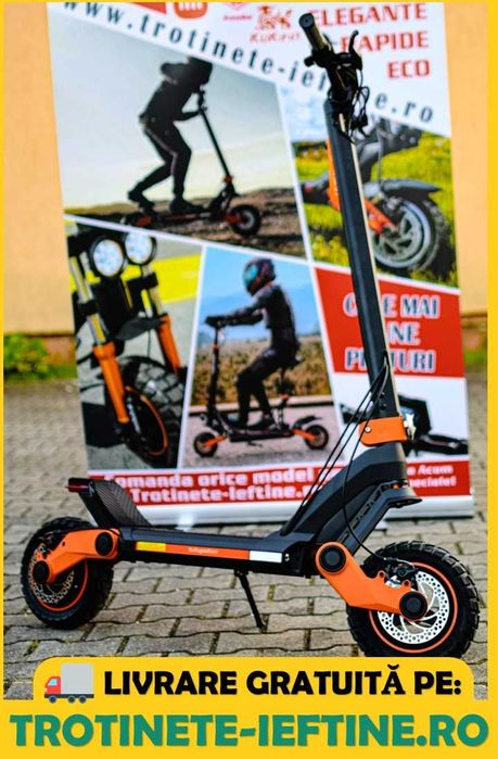 Scuter Electric:KuKirin Trotineta Electrica Livrari Glovo IP54