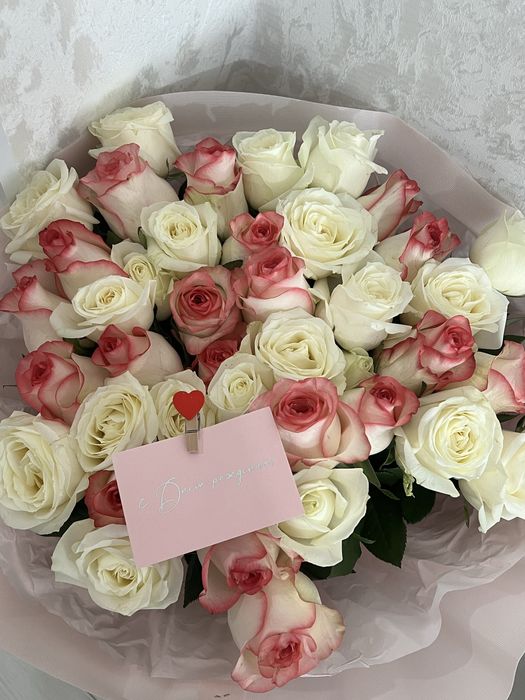 Цветы розы 41 шт