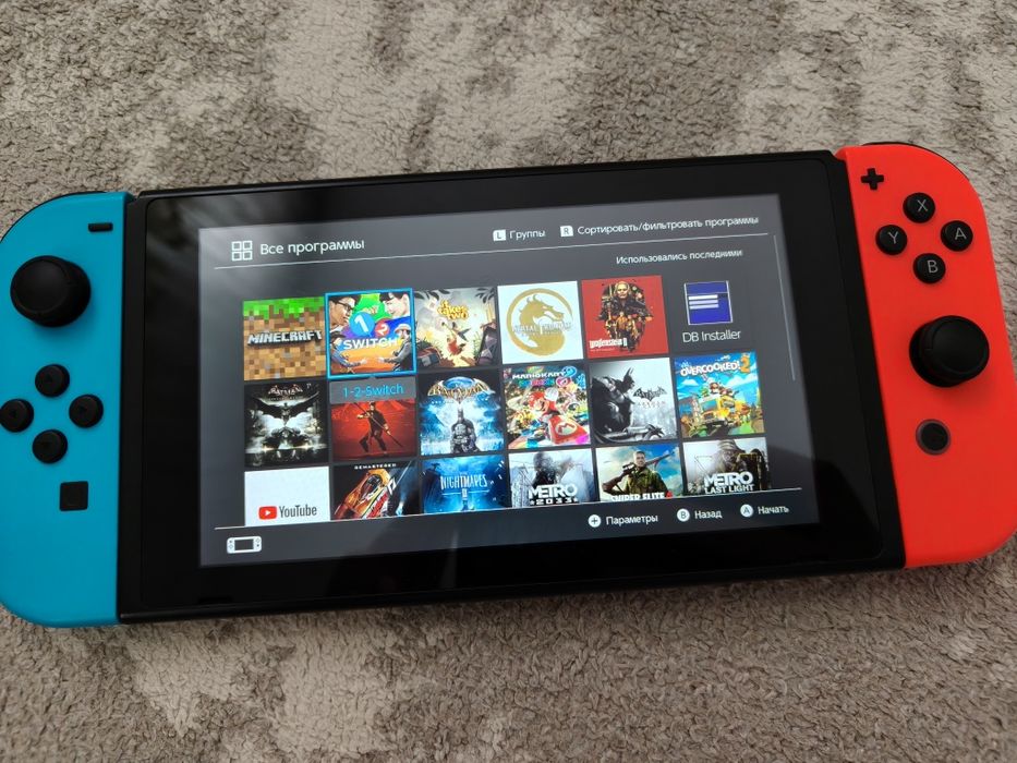 Nintendo switch V2 ПРОШИТАЯ Торг есть