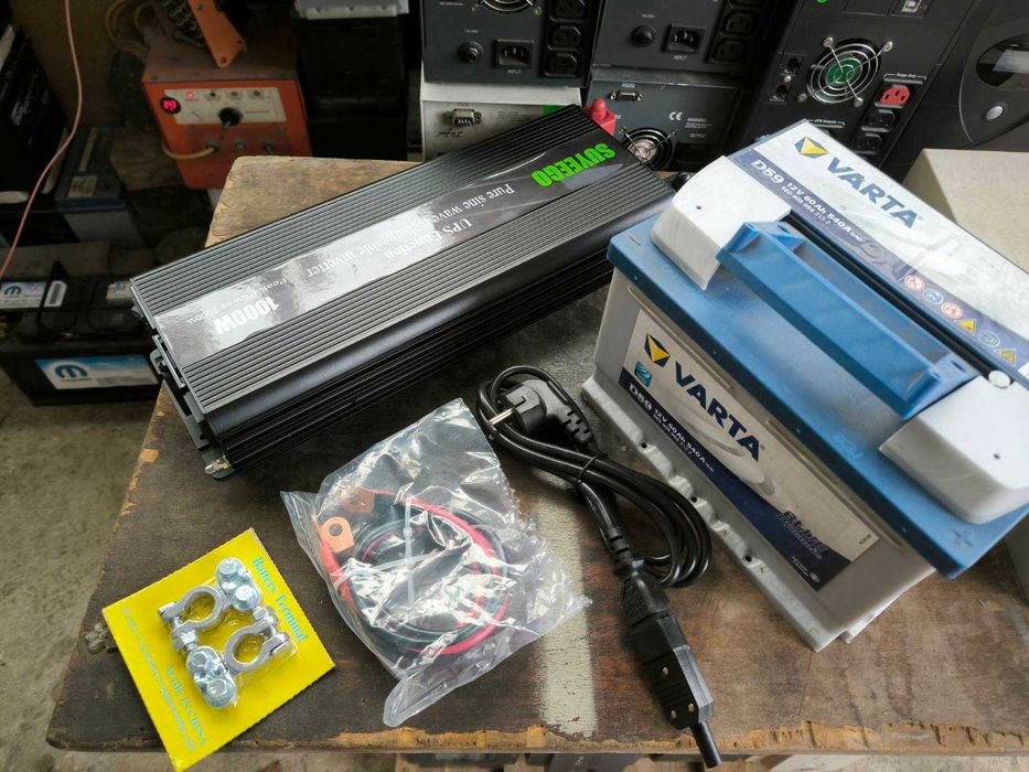 ЮПС-2000W+акумулатор 60ач,UPS-2000w,аварийно захранване и мн.др предл.