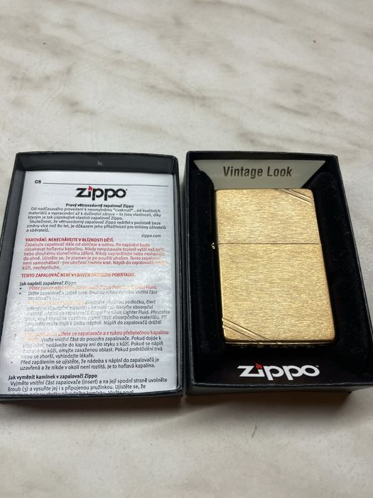 Zippo brass vintage look