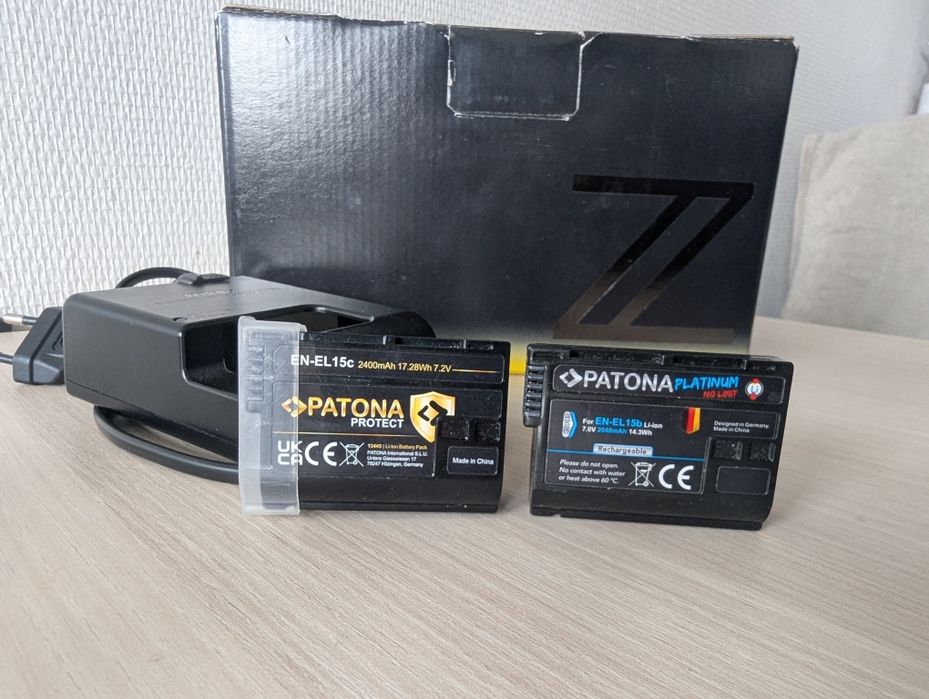 Nikon z6 - 21000 declanșări - 2 baterii Patona