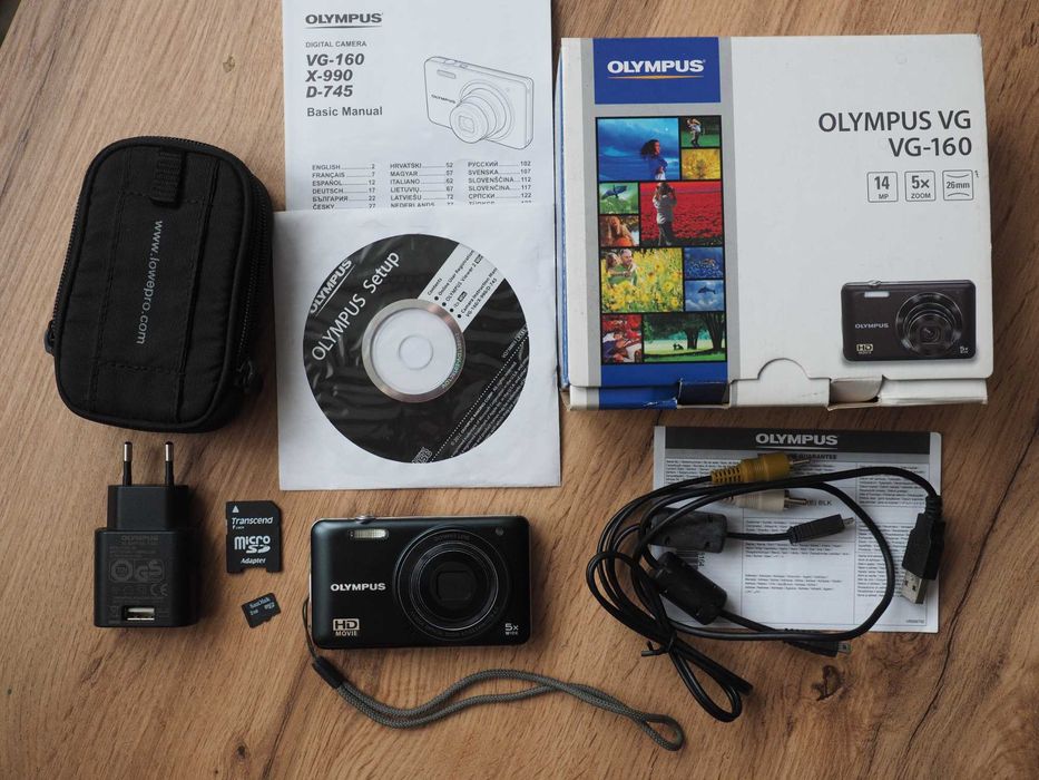 Aparat foto Olympus VG-160, 14 MP, zoom 5x, video HD